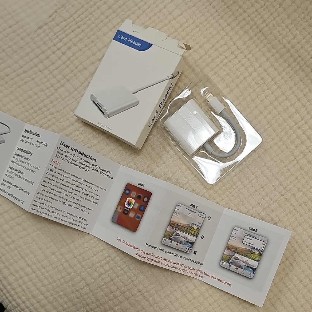 Universal White Card Reader Adapter - Picture 7 of 7
